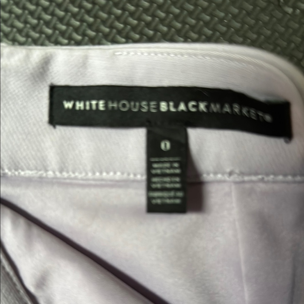 White House Black Market lavender two piece skirt suit, - Picture 2 of 8